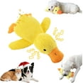 thumbnail image 1 of Hagloyecr Calming Duck Dog Toy 2026 Upgrade,Stuffed Plush with Squeaker for Aggressive and Heavy Chewers, Indestructible Robust Chew Resistant Dog Toy S, 1 of 7
