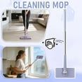 thumbnail image 1 of Hagloyecr Convenient Cloth Changing Mini Mop With Magic Cleaning Cloth Automatic Gripping or Releasing, 360° Rotating & Universal Compatibility, Wet/Dry Use for Multi Cleaning 115cm, 1 of 3