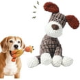 thumbnail image 1 of Hagloyecr Indestructible Dog Toy,2026 New Durable Plush Dog Toys for Aggressive Chewers, Squeaky Chew Toy for Small Medium Large Dogs Puppy Teething Toys Brown, 1 of 3