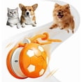thumbnail image 1 of Hagloyecr Interactive Dog Toys,2026 New Moving Interactive Dog Ball with Touch Activated,Automatic Electric Rolling Ball Rope,for Puppy,Squeaky DogsToy Active Rolling Balls for Indoor Play Yellow, 1 of 6