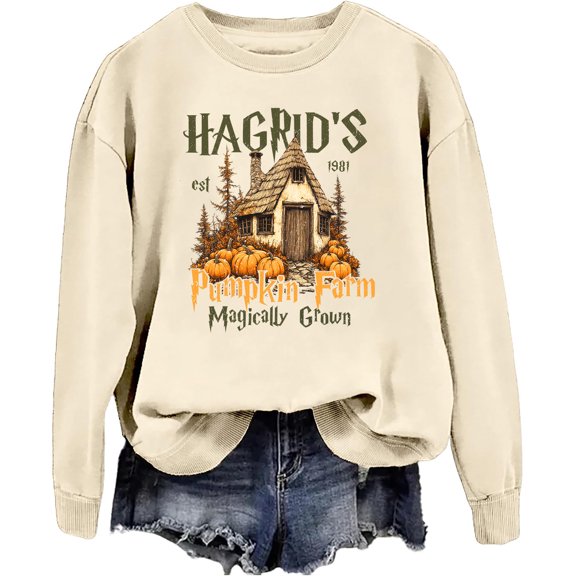Hagrid's Pumpkin Farm Sweatshirt Hagdrid's Pumpkin Farm Magically Grown Sweatshirt