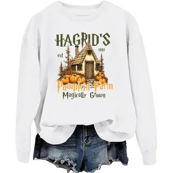 Hagrid's Pumpkin Farm Sweatshirt Hagdrid's Pumpkin Farm Magically Grown Sweatshirt