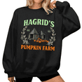 thumbnail image 1 of Hagrid's Pumpkin Farm Sweatshirt Hagrid's Pumpkin Farm Shirt Halloween Graphic Sweatshirts For Women, 1 of 8