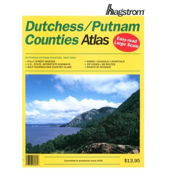 Pre-Owned Hagstrom Dutchess/Putnam Counties: New York Paperback