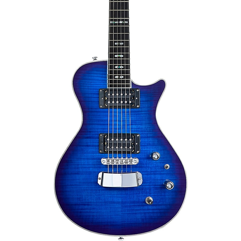 Hagstrom Ultra Swede Electric Guitar Worn Denim Gloss