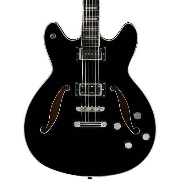 Hagstrom Viking Baritone Electric Guitar (Black)