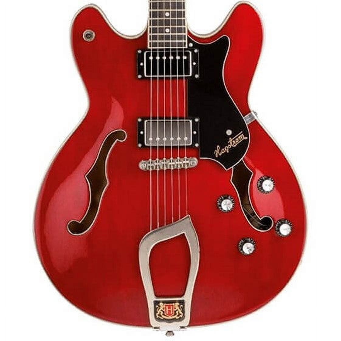 Hagstrom Viking Cherry Red Maple Electric Guitar - 15104 Hj 50 Pickups