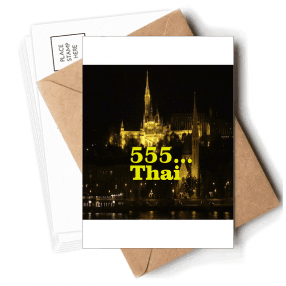 Haha Happy Expression Thailand 555 Postcards Envelopes Blank Note Cards Mailing