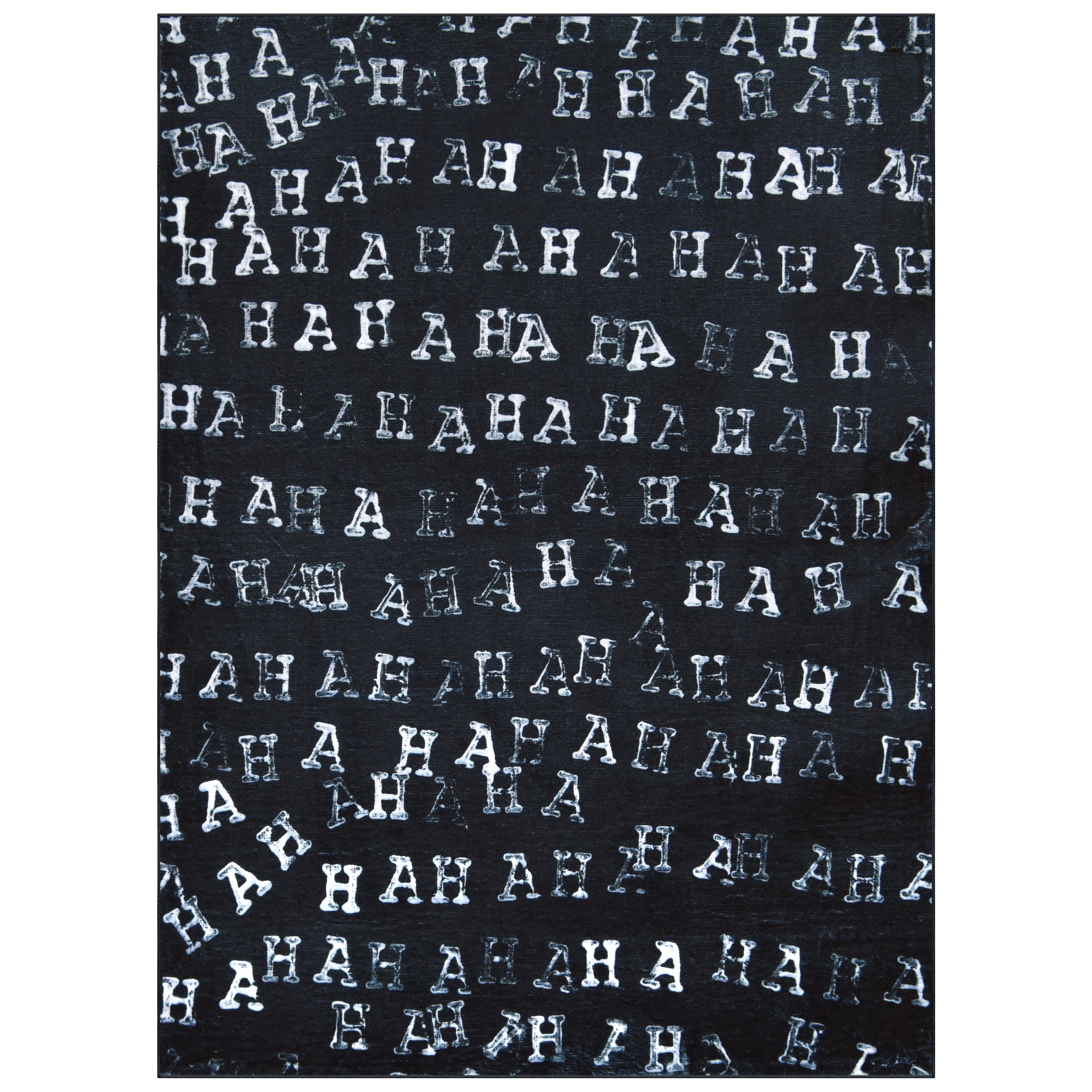 Haha II, 8'x10' Hand Washable Art Area Rug