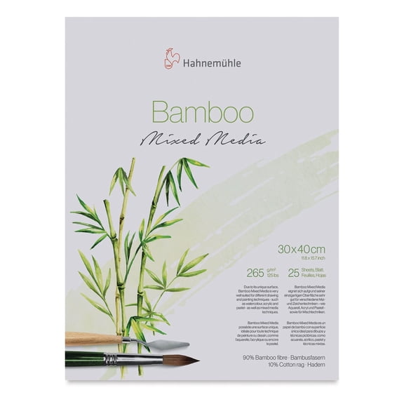 Hahnemühle Bamboo Mixed Media Block - 12" x 16", 25 Sheets