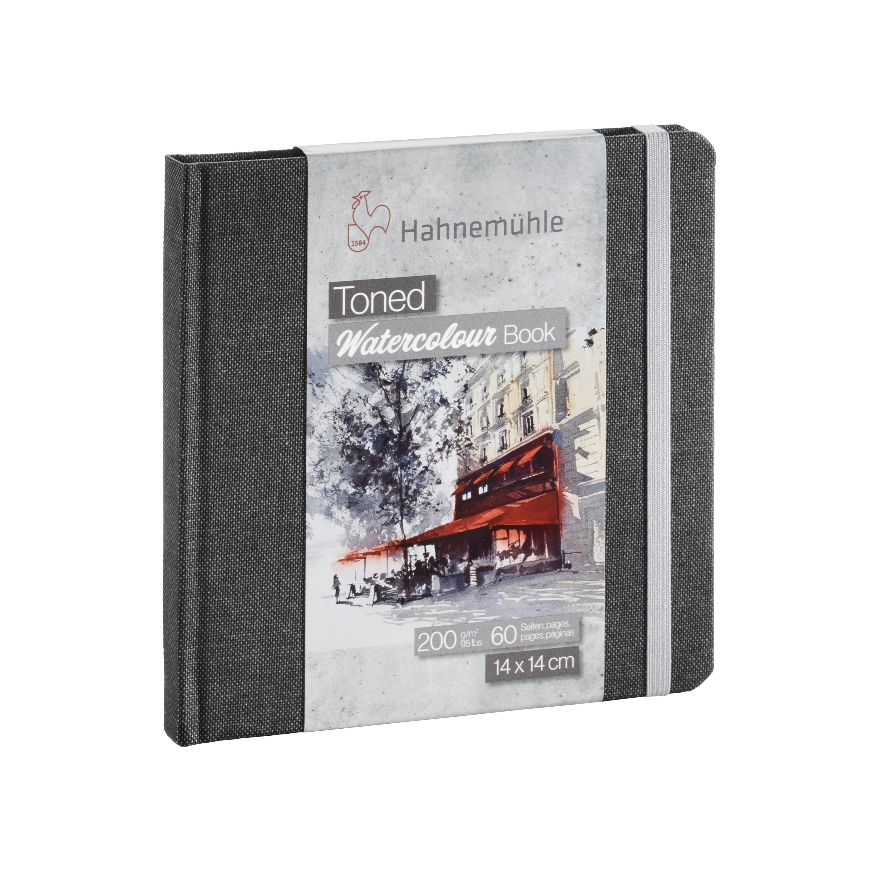 Hahnemuhle Toned Grey Watercolor Book 5.5x5.5