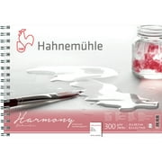 Hahnemuehle Harmony Watercolor Paper Spiral-Bound Pad, 12 Sheets, Cold-Pressed, 8.3 x 11.7