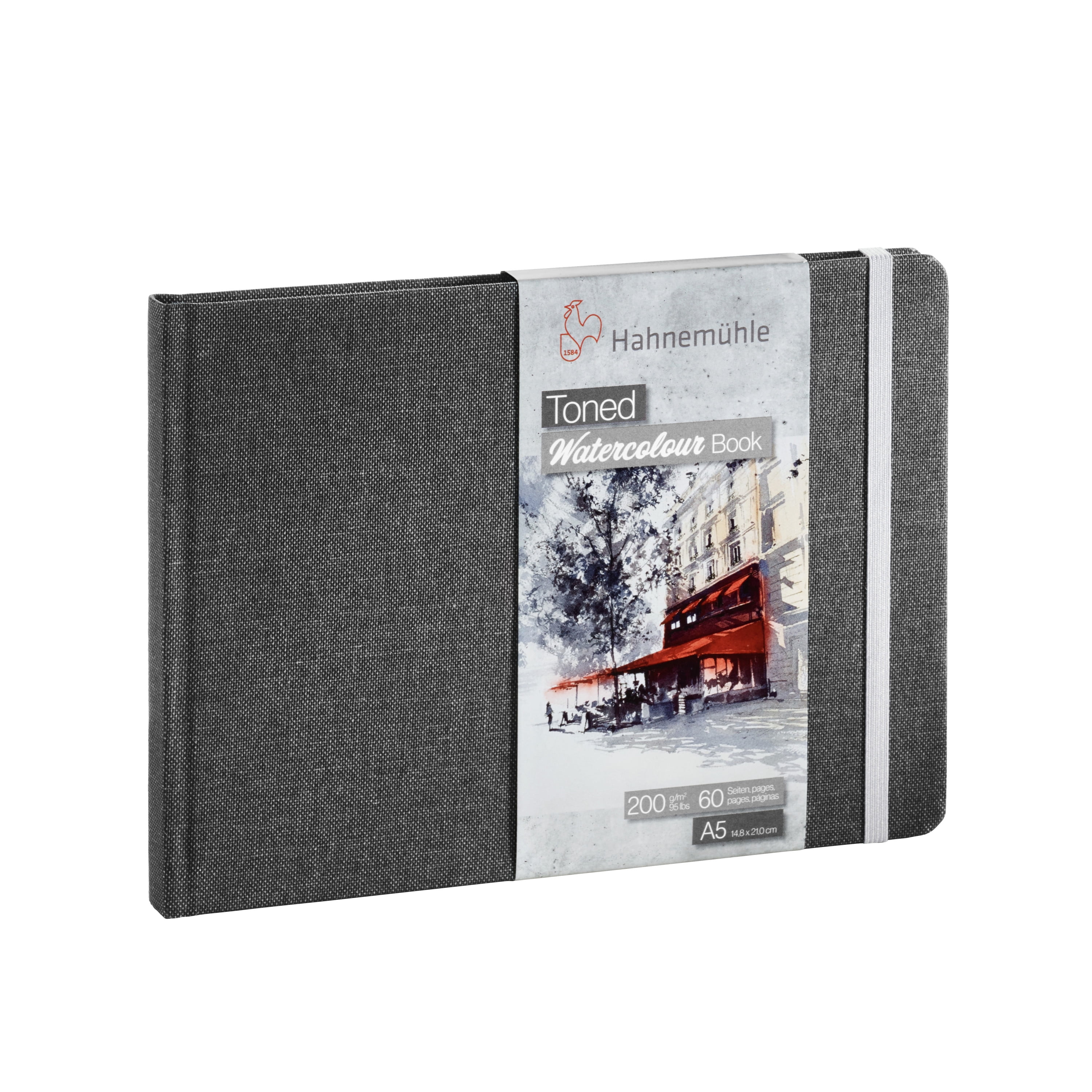 Hahnemuhle Toned Grey Watercolor Book A5