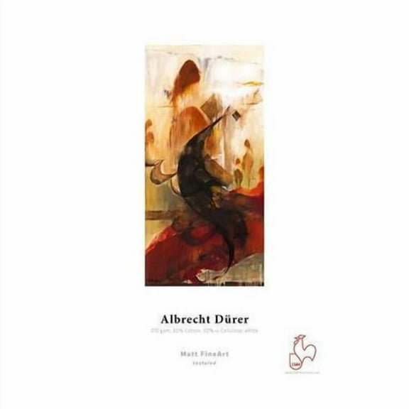 Hahnemuhle Albrecht Durer, 50% Rag, Textured Matte Surface, Natural White Inkjet Paper, 210 gsm, 11x17" 25 Sheets