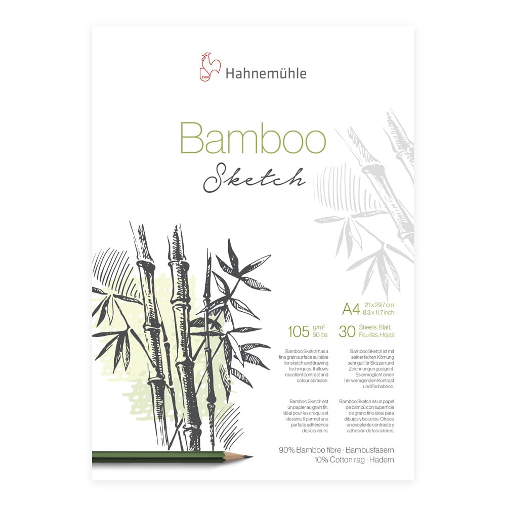 Hahnemühle Bamboo Sketch Pad - 11.7" x 16.5", 30 Sheets