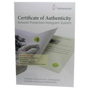Hahnemuhle Certificate of Authenticity & Hologram System, 25 Certificates, 50 Holograms