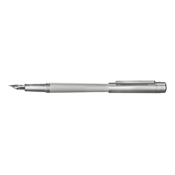 Hahnemuhle, FineNotes Luxury Writing Instruments, Slim Edition, Desert Silver, Fountain Pen, M (18305015)