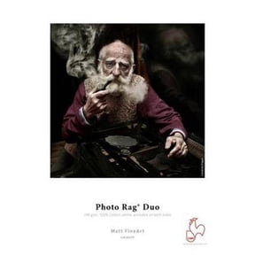 Hahnemuhle Photo Rag Deckle Edge Inkjet Paper - 8-1/2" x 11", 25 Sheets