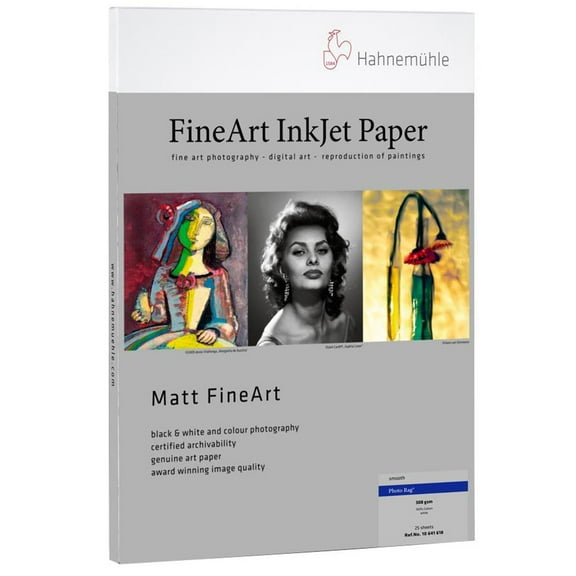 Hahnemühle USA Photo Rag 308 GSM 13x19-Inch Paper (25 Sheets)