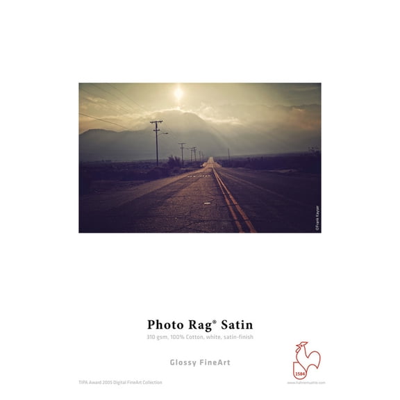 Hahnemuhle Refill Satin Photo Rag Paper, 11.69x16.53" DIN A3, 310 gsm, White, 20 Sheets