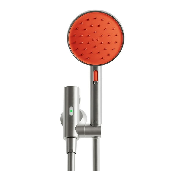 Hai Hsbthi 2.5 GPM Multi Function Smart Hand Shower - Stainless Steel / Persimmon