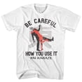 thumbnail image 1 of Hai Karate Careful White Adult T-Shirt, 1 of 2