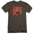 thumbnail image 1 of Hai Karate Hk Kick Premium Adult Slim Fit 30/1 T-Shirt Charcoal, 1 of 1