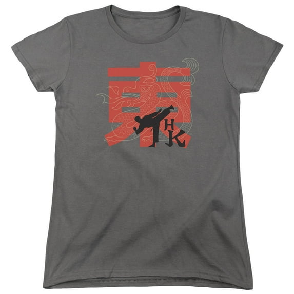 Hai Karate Hk Kick Women's T-Shirt Charcoal