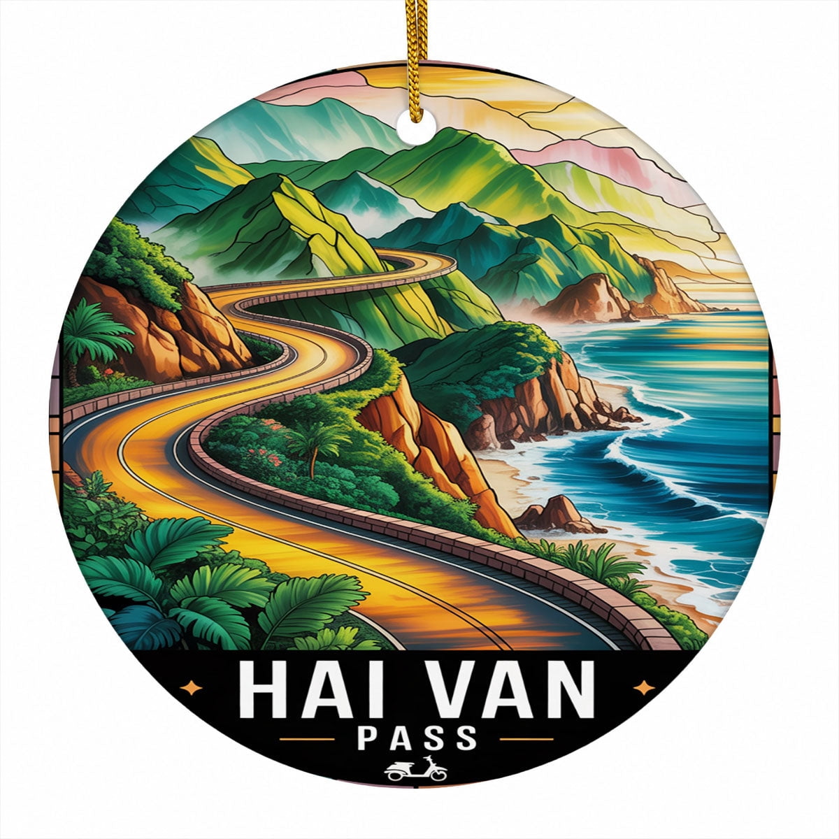 Hai Van Destination Ornament, Pass Christmas Travel Souvenir Keepsake ...