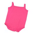 thumbnail image 1 of HaiMao Baby Girls Boys Spaghetti Strap Bodysuit Sleeveless Cotton One-Pieces Romper Tank Top Hot Pink 6 Months, 1 of 4