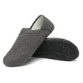 thumbnail image 1 of Hinvhai House Slippers for Woman Mens Slippers House Shoes, Soft Slipper Socks with Non Slip Sole Portable for Hospital Travel Indoor Outdoor Gray 40, 1 of 4