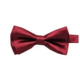 thumbnail image 1 of HaiMao Kids Adult Bow Tie Clearance, Classic Solid Color Pre-Tied Bow Tie Adjustable Neck Bowtie for Boys Wedding Parties Hot Pink Free Size(Free Size), 1 of 2