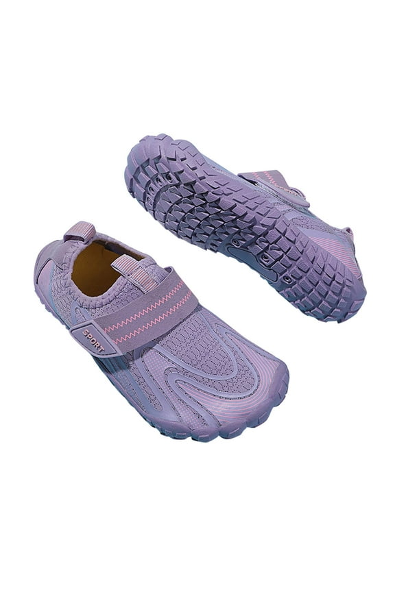 Kids Water Shoes Clearance Girls Boys Quick Dry Aqua Shoes Barefoot Water Sneakers for Beach Swim Pool Boats Outdoor Water Sports Little/Big Kid Purple 10 Years