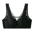 thumbnail image 1 of HaiMao Mastectomy Bra for Breast Clearance Prosthesis Women Everyday Bra Black 36/80C, 1 of 6