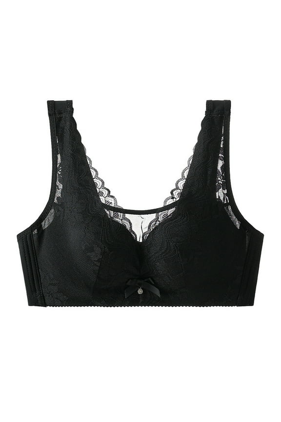 Mastectomy Bra for Breast Prosthesis Women Everyday Bra Black 40/90C