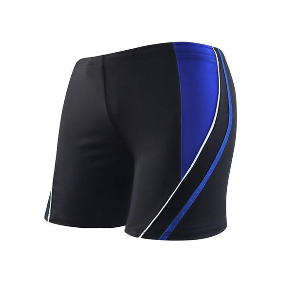 HaiMao Men's Athletic Swim Jammers Quick Dry Square Leg Swimsuit for Men Drag Suits for Swimming Training Racing Swim Briefs Dark Blue XXXL(XXXL)