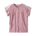 thumbnail image 1 of HaiMao Post Shoulder Surgery Shirts for Women Tear Away Tops After Rotator Cuff Shirts Adaptive Clothing A-Red XL(XL), 1 of 6
