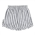 thumbnail image 1 of HaiMao Women Lounge Shorts Clearance Elastic Waist Cute Striped Pajama Shorts Summer Pinstripe Print Boxer Shorts Going Out Pants Black L(L), 1 of 7
