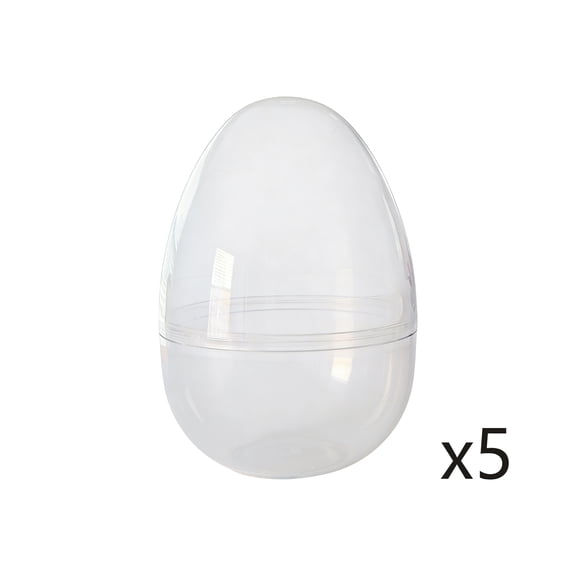 HaiSphere 10 Inch Openable Easter Egg, 25cm DIY Fillable Plastic Egg for Toys Candy Gifts, Easter Basket Stuffers for Kids Party Favors