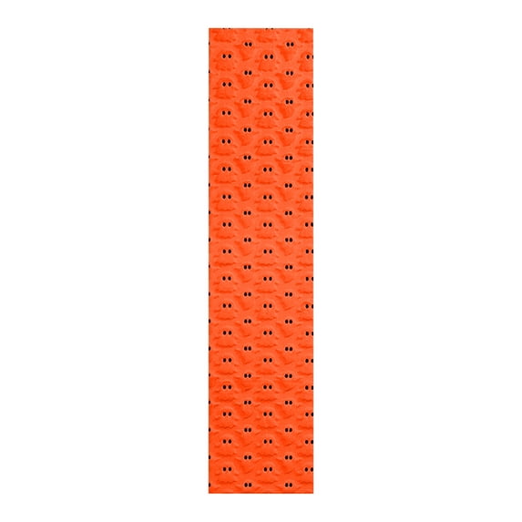 HaiSphere Halloween 3D Ghost Table Runner, Soft Fluffy White Cute Spooky Decorative Table Cover for Halloween Party, Dinner Table, Kitchen, Farmhouse Holiday Home Decoration,Orange-13.8*78.7in