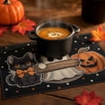 thumbnail image 1 of HaiSphere Halloween Placemats Set Linen Tablecloth for Dining Table - Stain Resistant Easy Clean Heat Insulated Halloween Decorations Indoor Kitchen Restaurant Home,B, 1 of 6