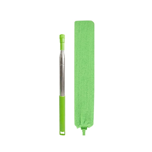 HaiSphere Retractable Gaps Dust Cleaner with Extendable Microfiber Duster, Bendable and Removable Head, Washable Brush for Hard-to-Reach Areas in Home, Kitchen, Car,Green