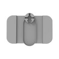 thumbnail image 1 of HaiSphere Silicone Couch Cup Holder, Anti-Spill and Anti-Slip Armrest Caddy for Drinks and Snacks, Multifunctional Removable Organizer for Sofa and Chair Arms,Gray, 1 of 3
