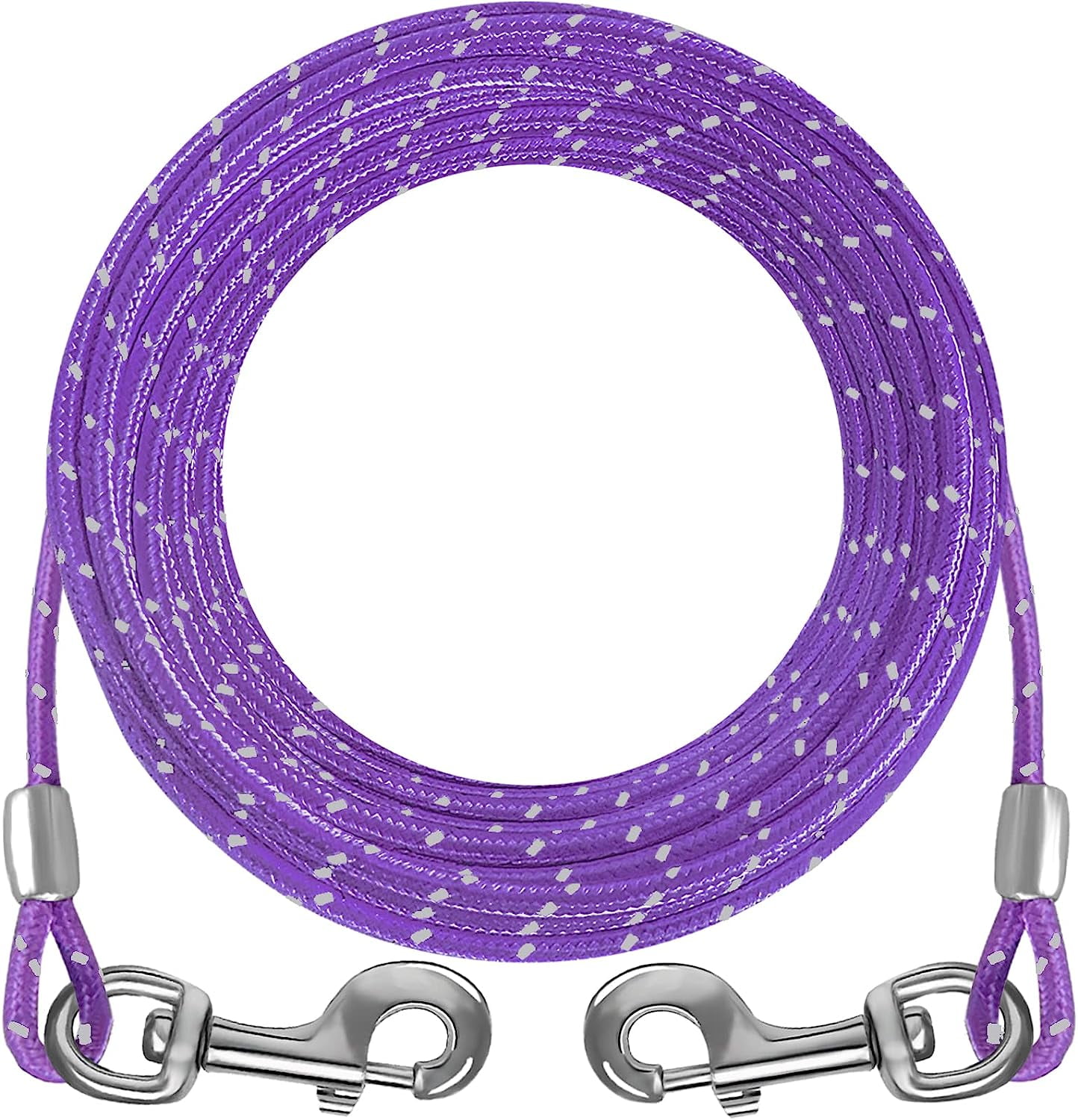 HaiYUAN Dog Tie Out Cable 10/15/20/25/30 FT Dog Runner for Yard