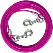 HaiYUAN Dog Tie Out Cable 10/15/20/25/30 FT Dog Runner for Yard