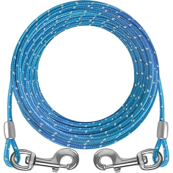 HaiYUAN Dog Tie Out Cable 10/15/20/25/30 FT Dog Runner for Yard