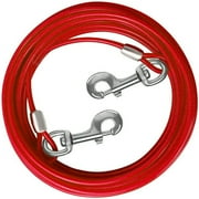 HaiYUAN Dog Tie Out Cable 10/15/20/25/30 FT Dog Runner for Yard