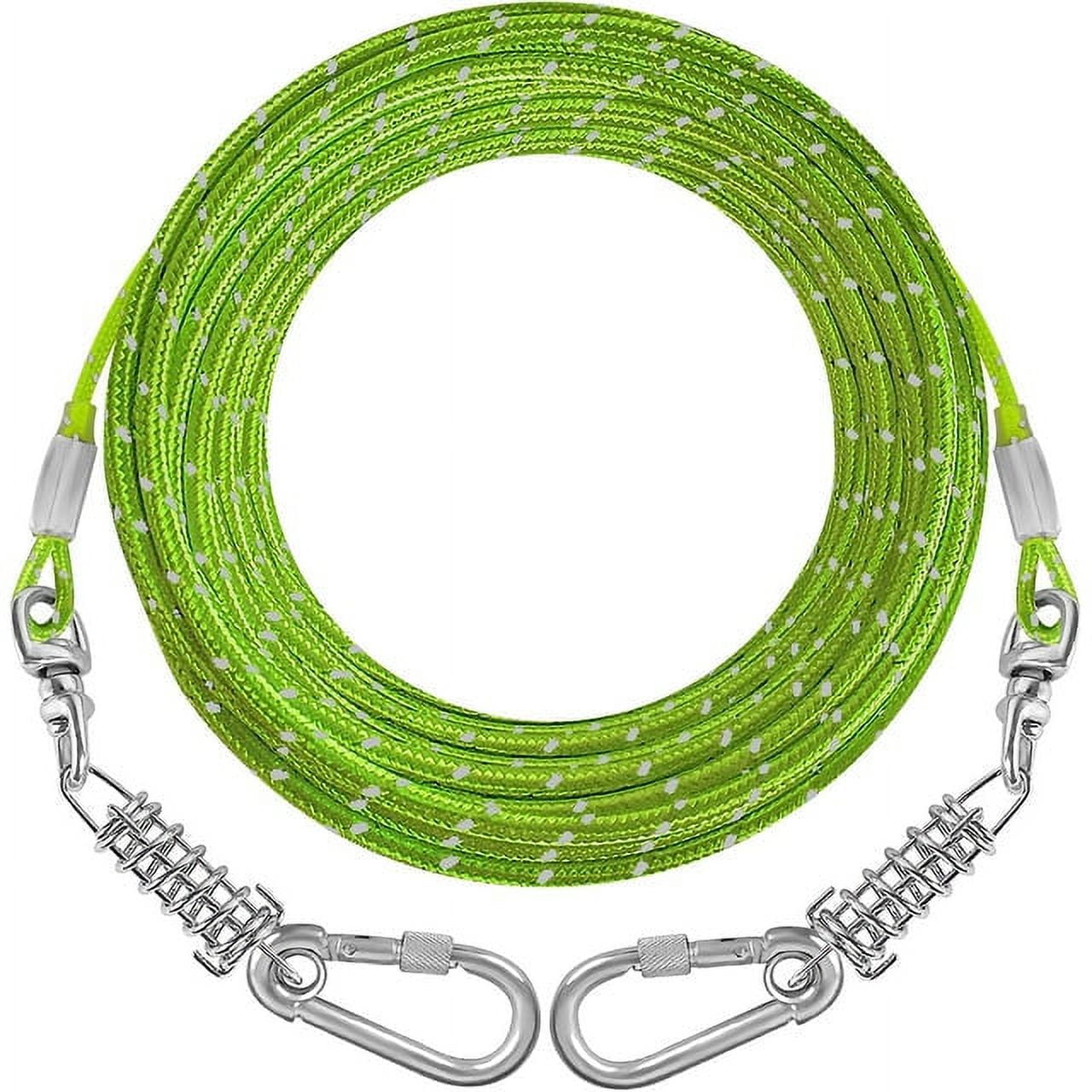 HaiYUAN Dog Tie Out Cable Chains for Yard and Outside for Heavy Duty ...