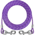 thumbnail image 1 of HaiYUAN Dog Tie Out Cable Chains for Yard and Outside for Heavy Duty Dogs Up to 100lbs Purple, 1 of 9