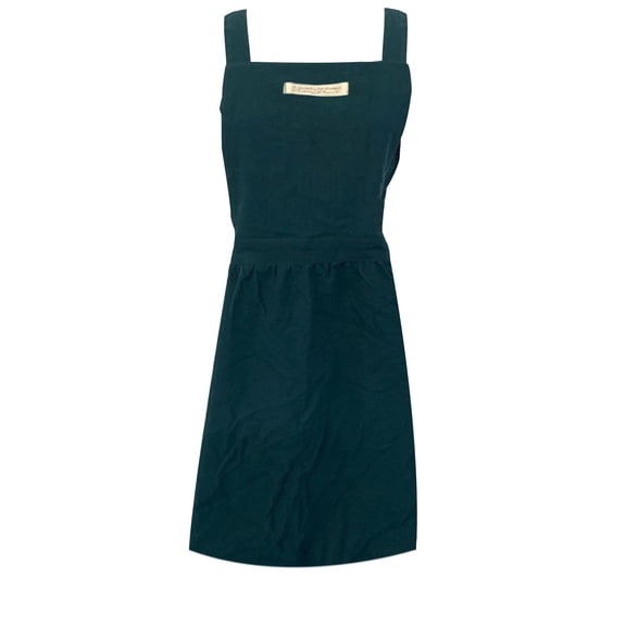 Haiamaoyi Adjustable Strap Cotton Apron with Large Front Pockets and Waist Tie for Kitchen Cooking Baking Gardening